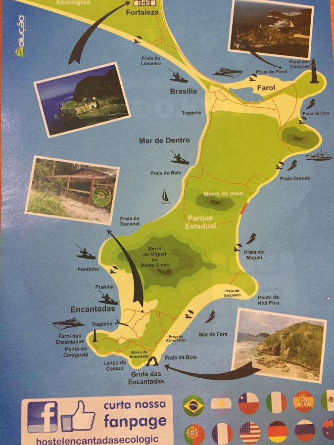 Hostel Encantadas Ecologic 蜜岛 外观 照片